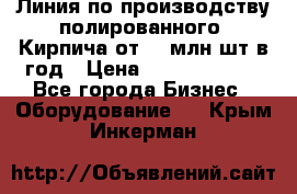 Линия по производству полированного  Кирпича от 70 млн.шт.в год › Цена ­ 182 500 000 - Все города Бизнес » Оборудование   . Крым,Инкерман